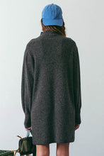 Load image into Gallery viewer, Charcoal Sweater Dress
