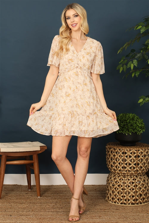 Mimosa Floral Dress