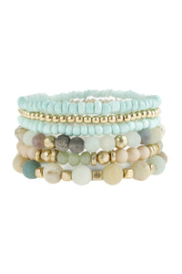 Amazonite Bracelet Stack