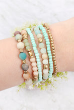 Load image into Gallery viewer, Amazonite Bracelet Stack
