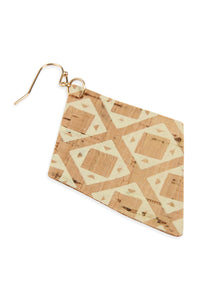 Geo Cork Earrings