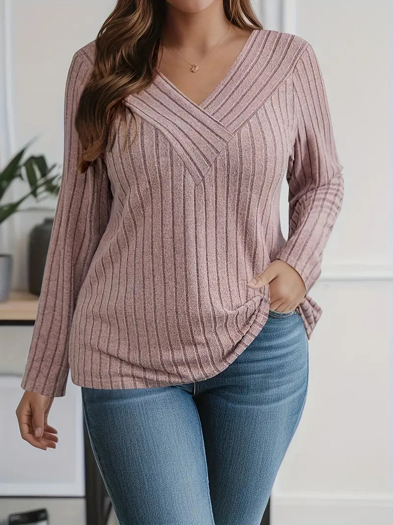 [PLUS] Luna Top-Mauve