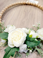 Load image into Gallery viewer, Handmade Wooden Beaded Wreath
