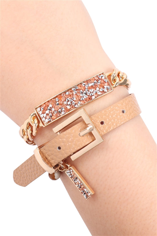 Rhea Rhinestone Bracelet/Choker